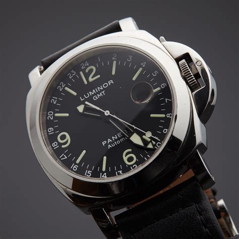 panerai gmt alarm|officine panerai luminor gmt automatic.